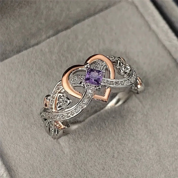 Prsten dvoubarevný smíšené zlato